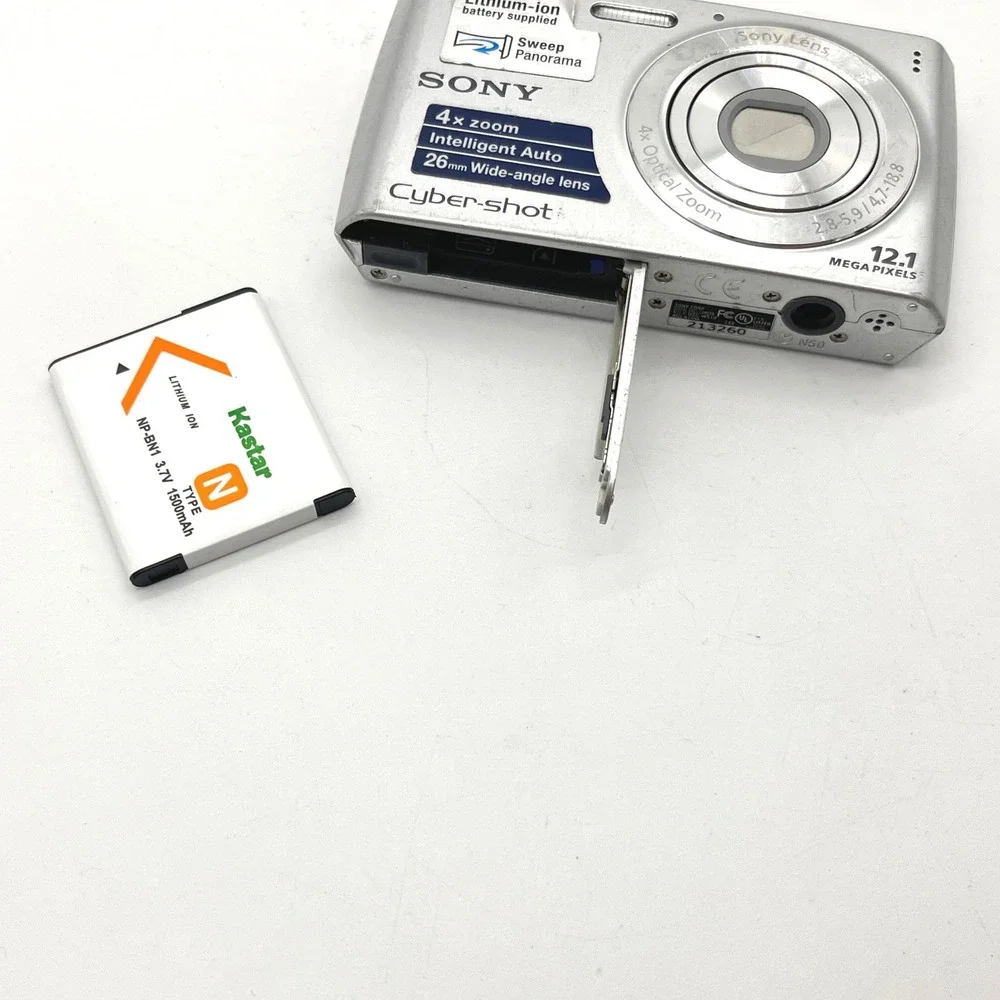 Sony Cyber-shot DSC-W510 12.1MP Silver Digital Camera 4x Optical Zoom 26mm Lens